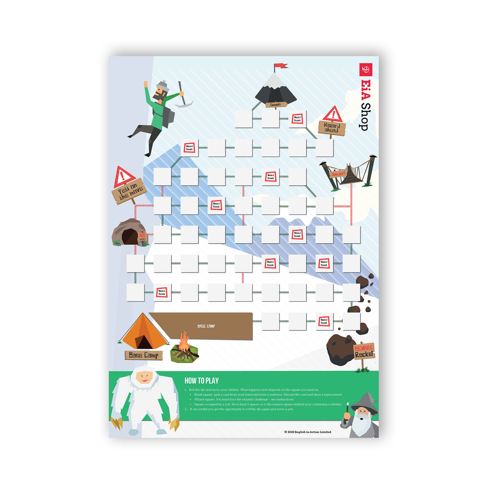 Speak to the Peak | Downloadable ESL Board Game