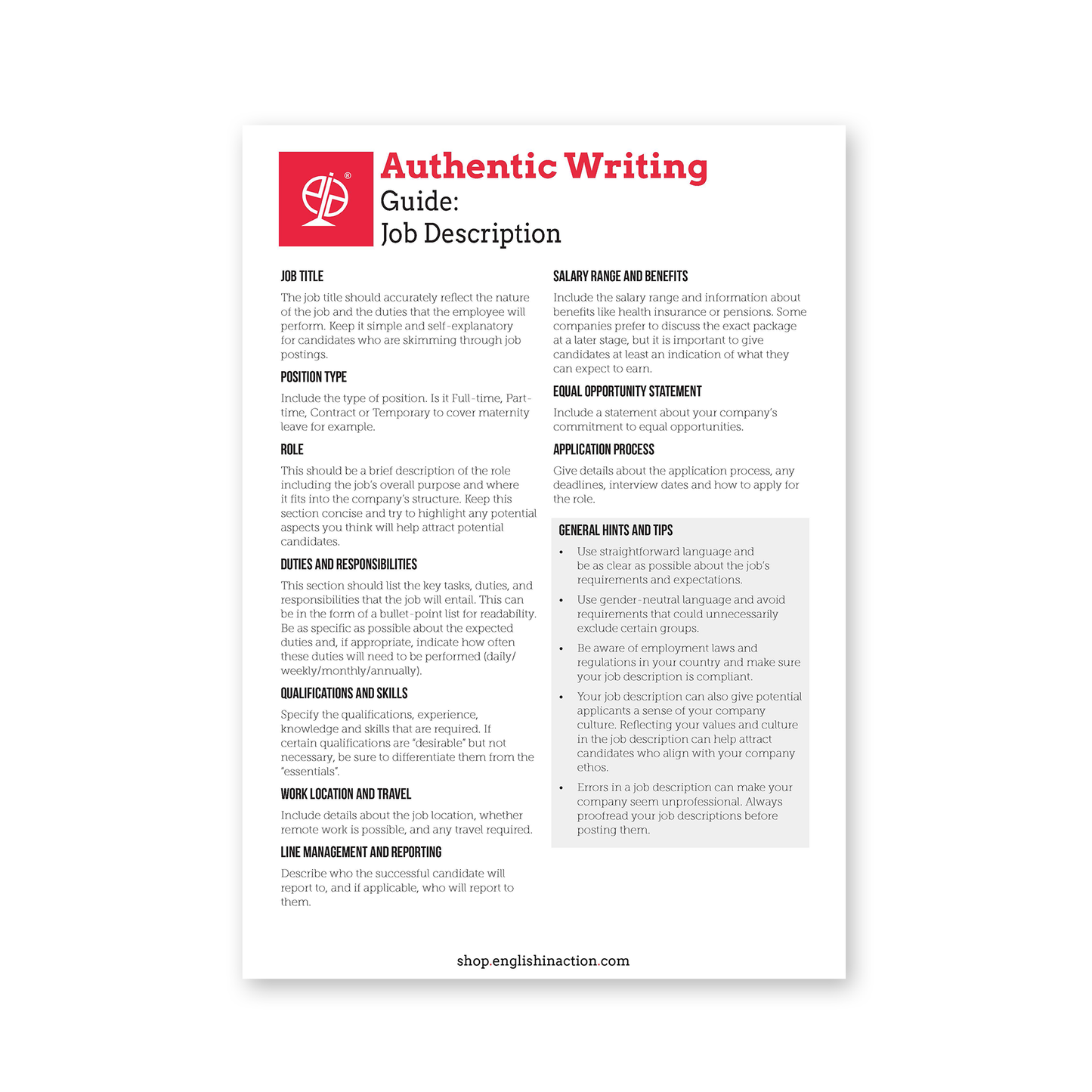 Authentic Writing Templates for EFL Teachers – Emails, Blog Posts, CVs & More
