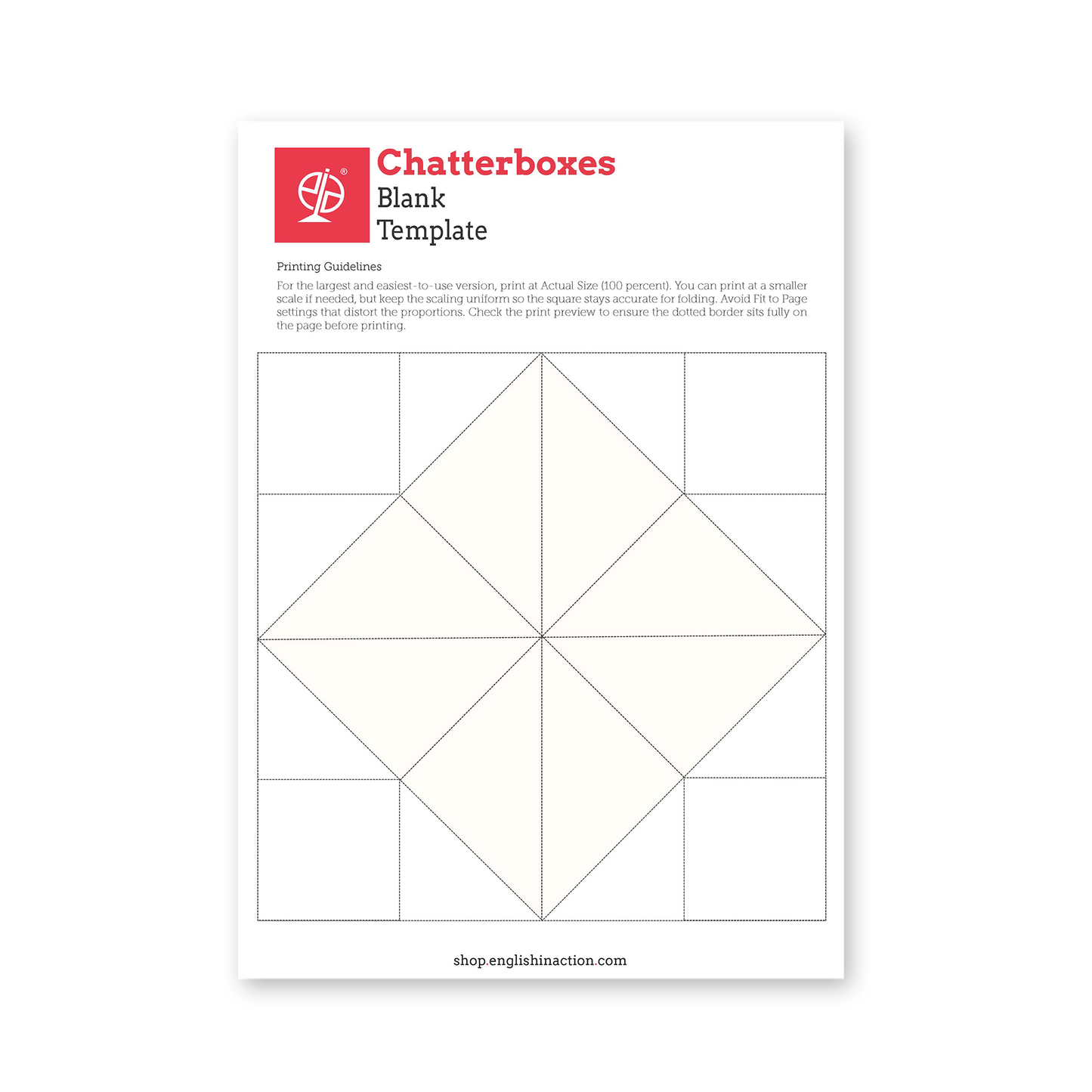 Christmas Chatterboxes | Christmas EFL Speaking and Vocabulary Game