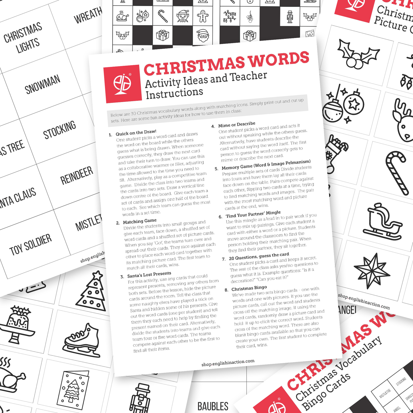 Christmas Words | EFL Vocabulary and Festive Classroom Activities - TEFL-Toolkit.com