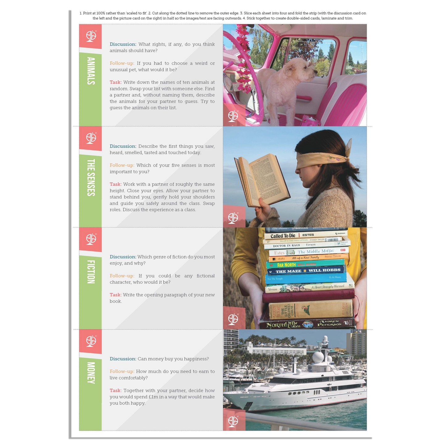 Discuss This | EFL Speaking Cards for Conversation, Debates and Exam Practice - TEFL-Toolkit.com