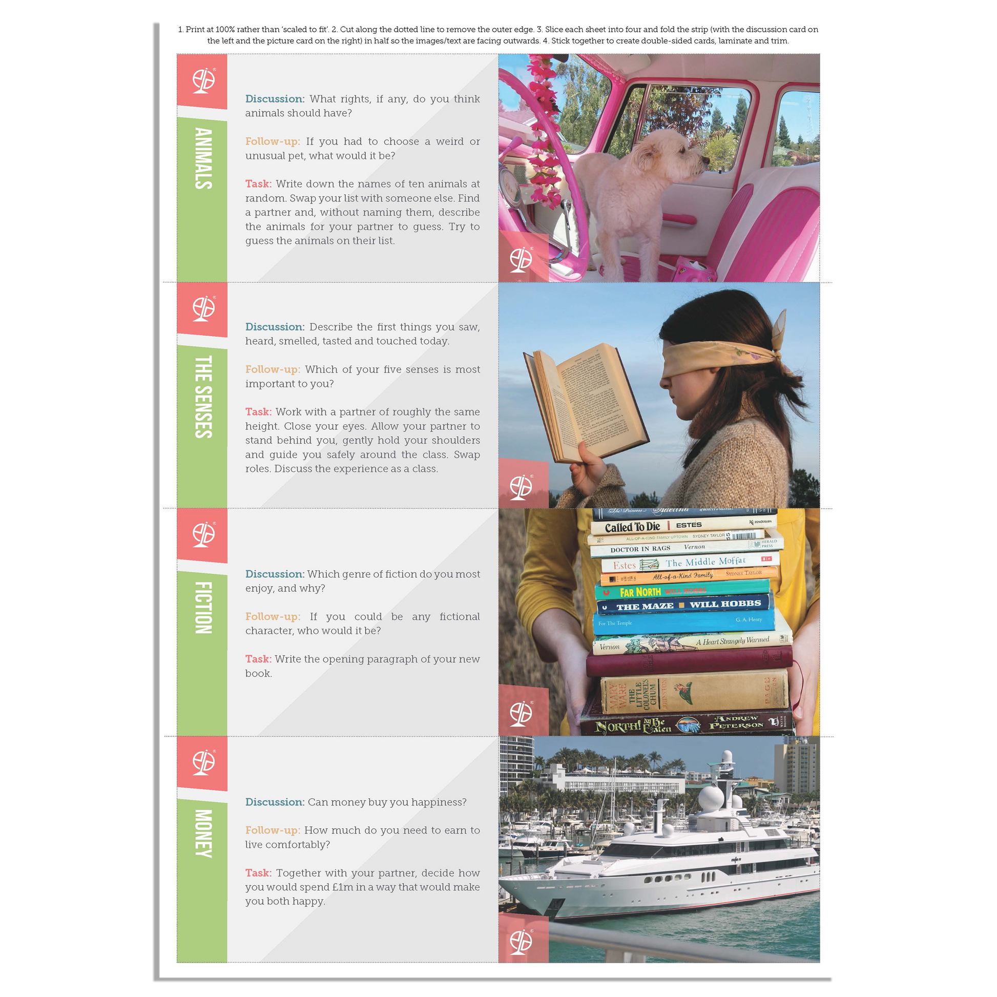 Discuss This | EFL Speaking Cards for Conversation, Debates and Exam Practice - TEFL-Toolkit.com