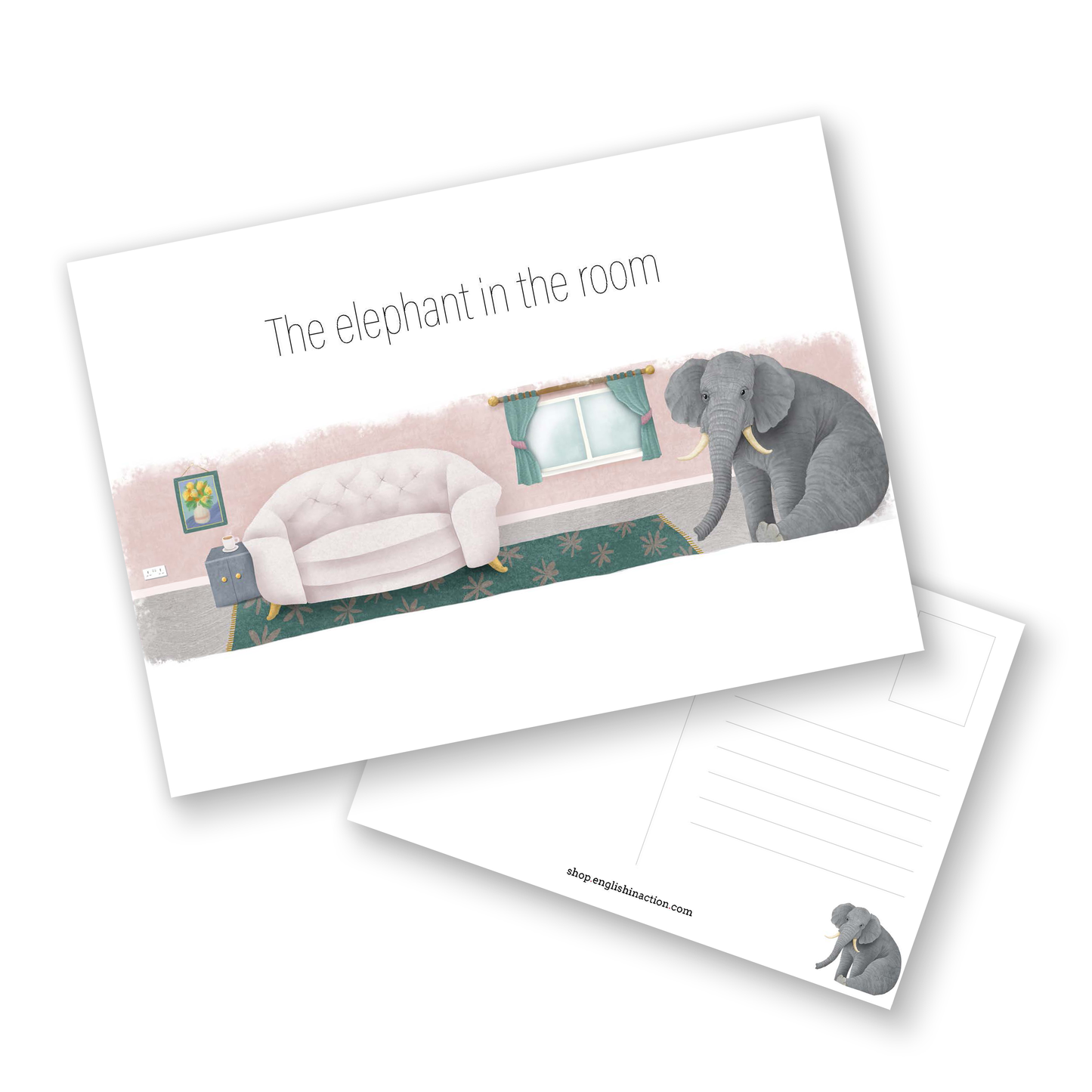 Animal Idioms Postcards | EFL Resource for Teaching Common English Expressions - shop.englishinaction.com