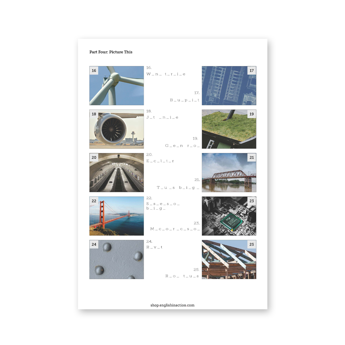 Engineering Quiz | EFL Resource for Design and Construction Topics - TEFL-Toolkit.com