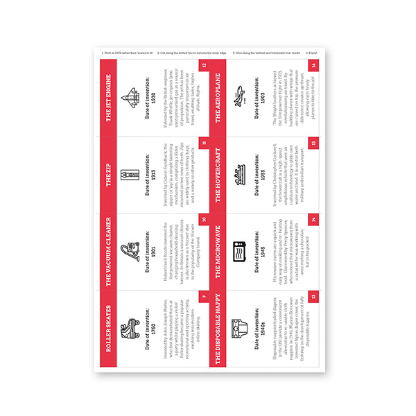 Invention Cards | EFL Resource - TEFL-Toolkit.com