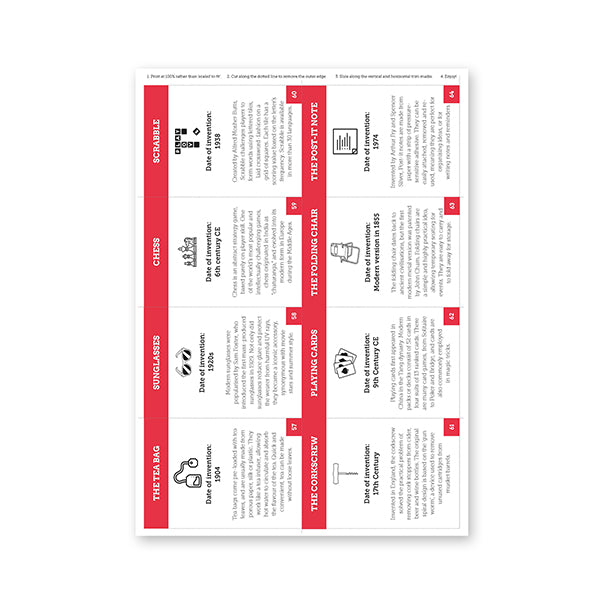 Invention Cards | EFL Resource - TEFL-Toolkit.com
