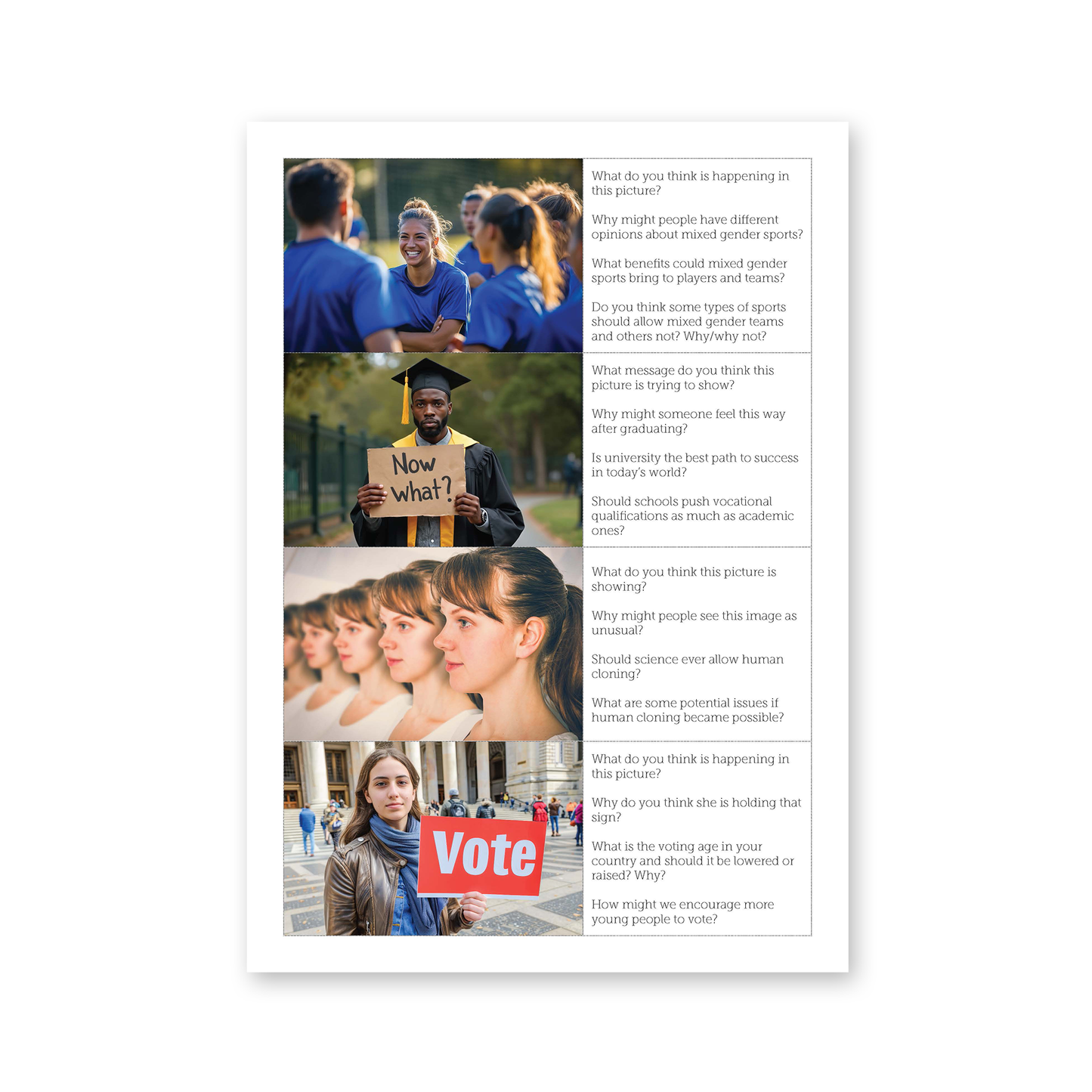 Picture Prompts | Using Images for Conversation, Critical Thinking, and Debate - TEFL-Toolkit.com