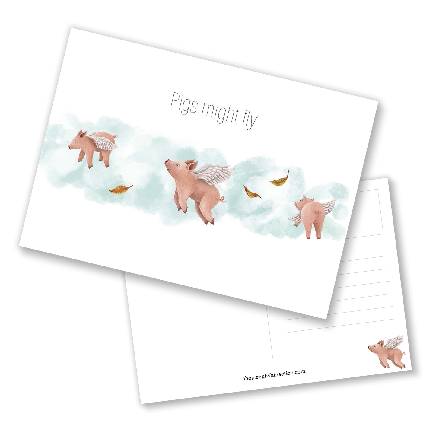 Animal Idioms Postcards | EFL Resource for Teaching Common English Expressions - shop.englishinaction.com