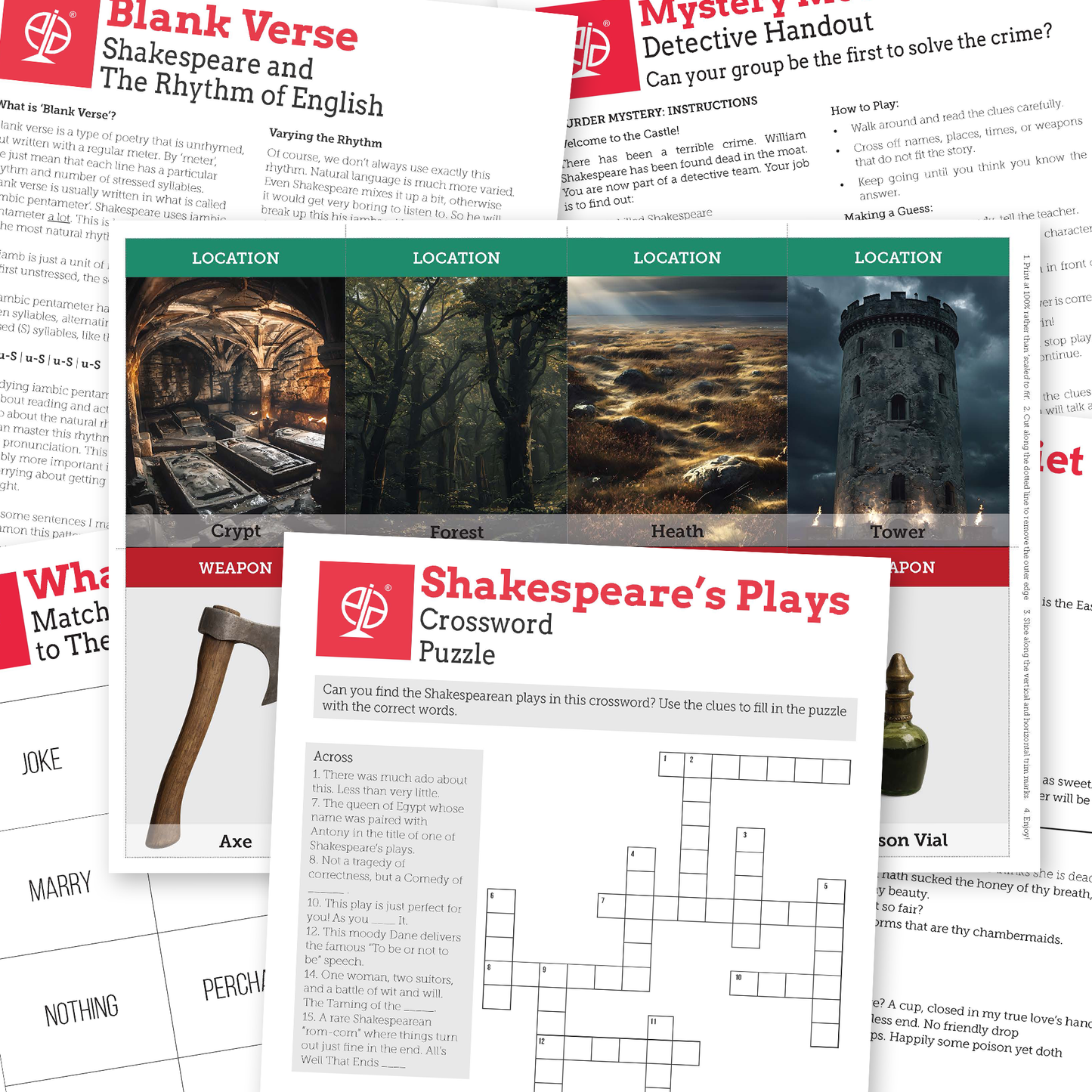 Shakespeare | EFL Resource Pack for Language, Literature and Creative English Lessons - TEFL-Toolkit.com