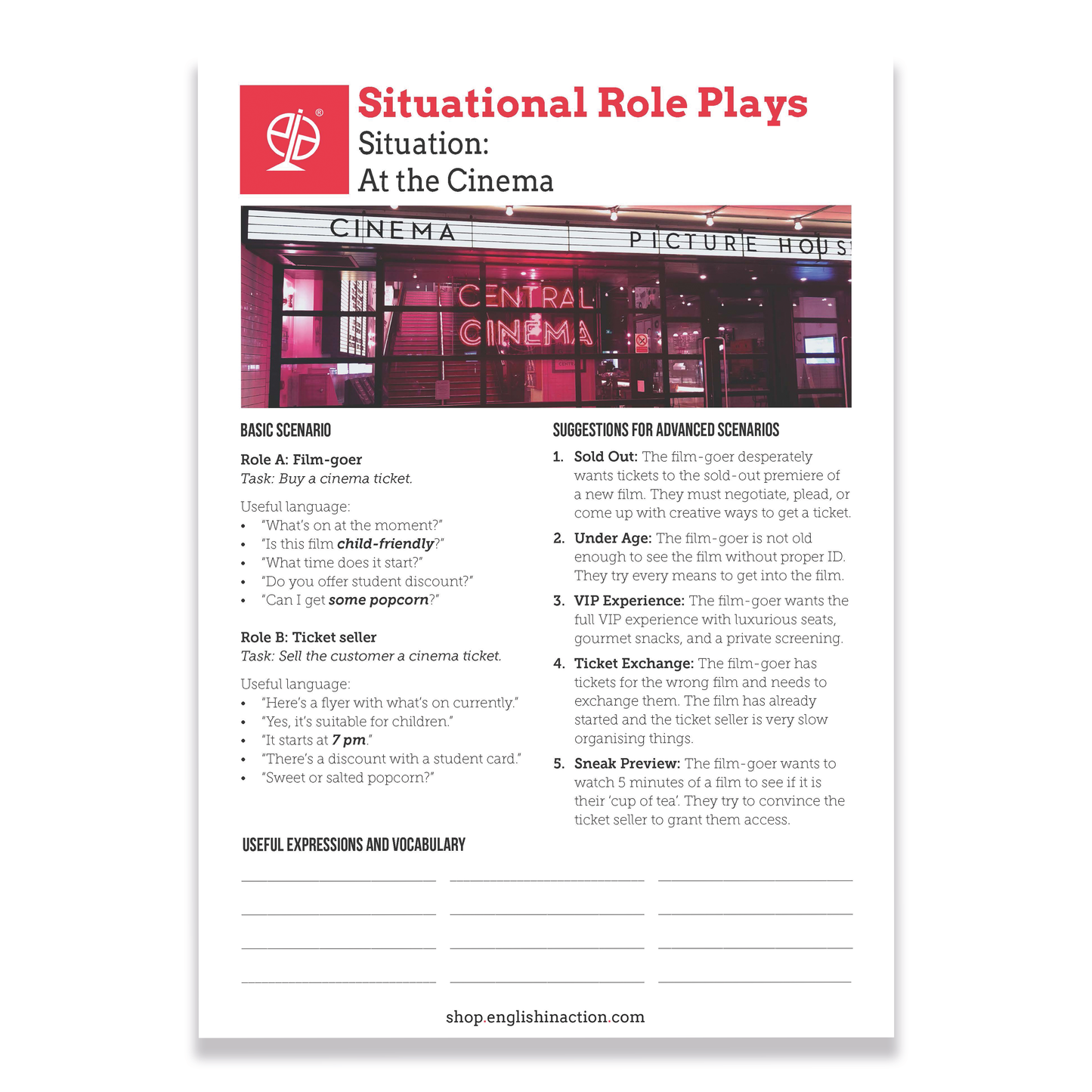 Situational Role-plays | TEFL Activities