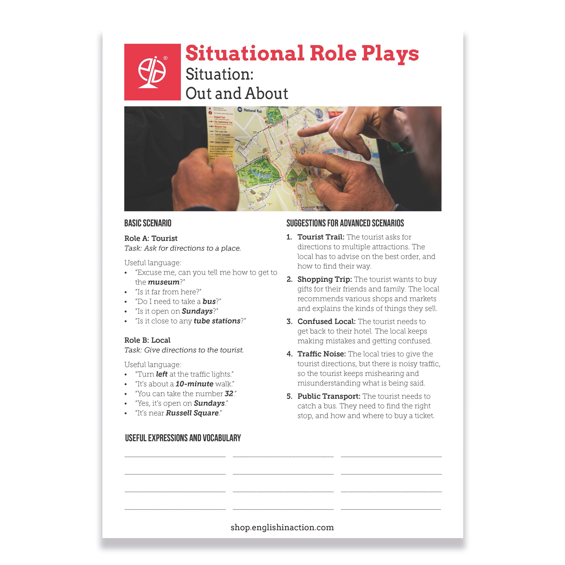 Situational Role-plays | TEFL Activities - TEFL-Toolkit.com