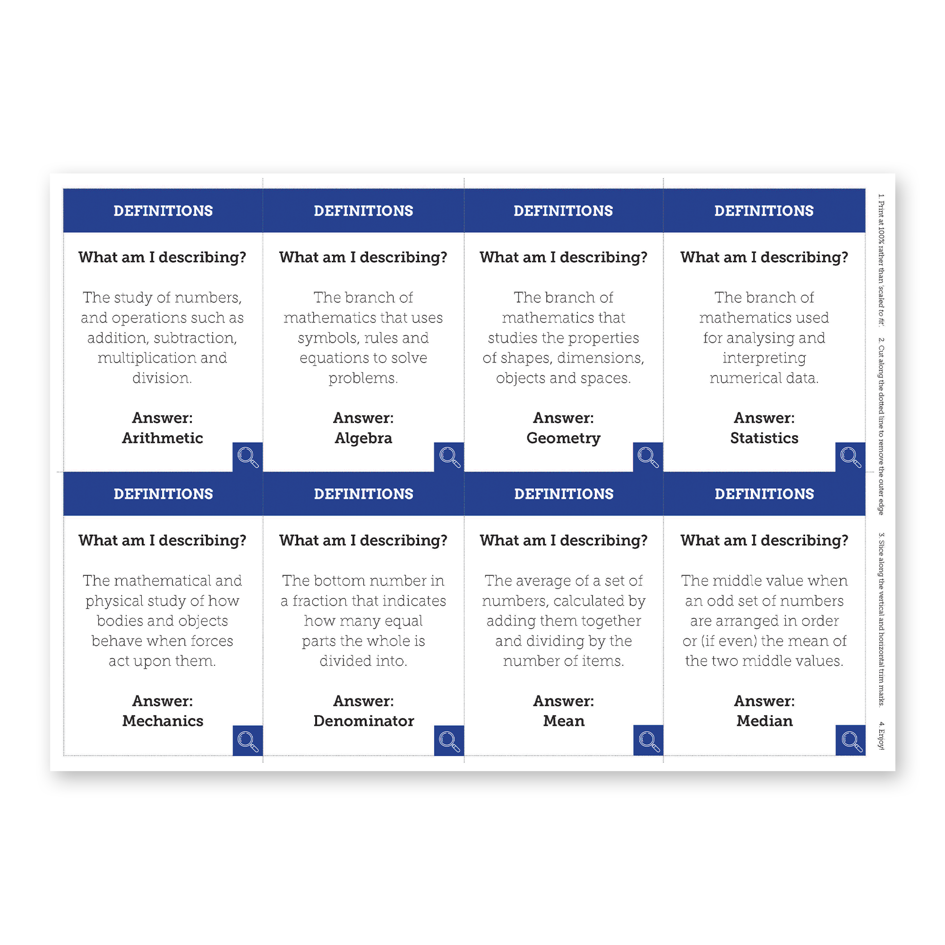 Sum and Solve | Downloadable ESL Board Game - TEFL-Toolkit.com