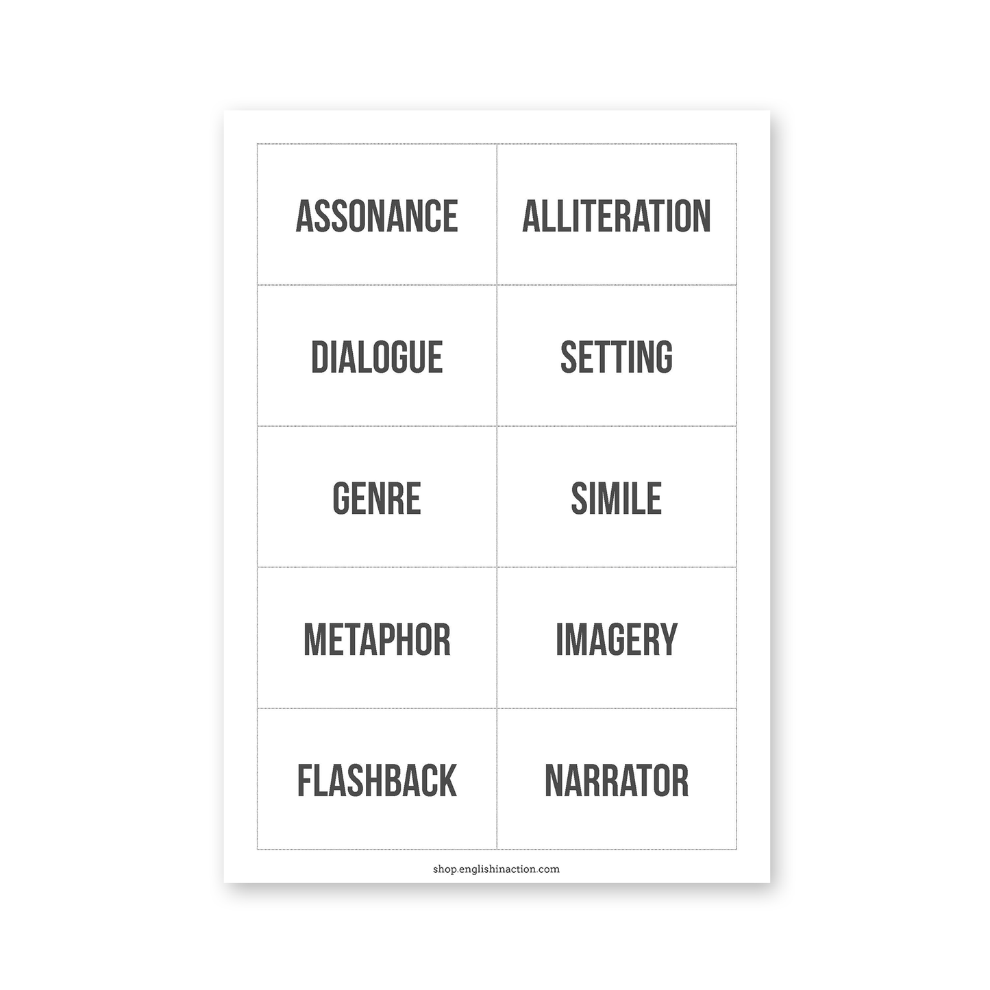 Talking About Fiction | ESL Resource for Analysing Stories, Vocabulary Building and Literary Discussion - TEFL-Toolkit.com