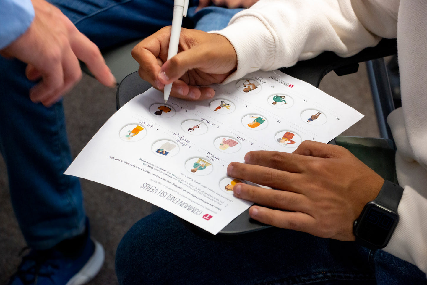 Common English Verbs Worksheet - shop.englishinaction.com