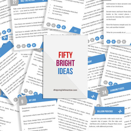 Fifty Bright Ideas | TEFL Activity Cards