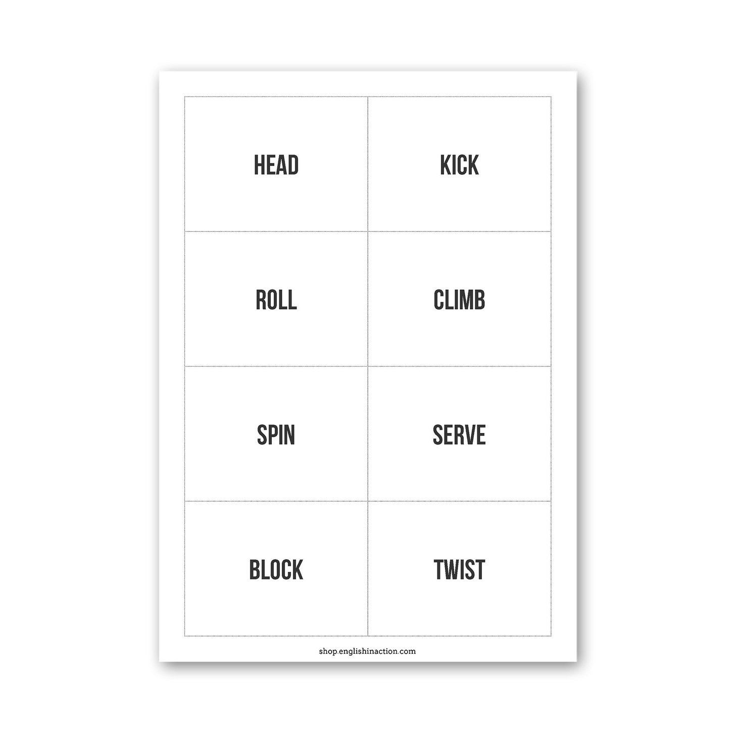 Sports in Motion | Sports Action Verb Activities - TEFL-Toolkit.com