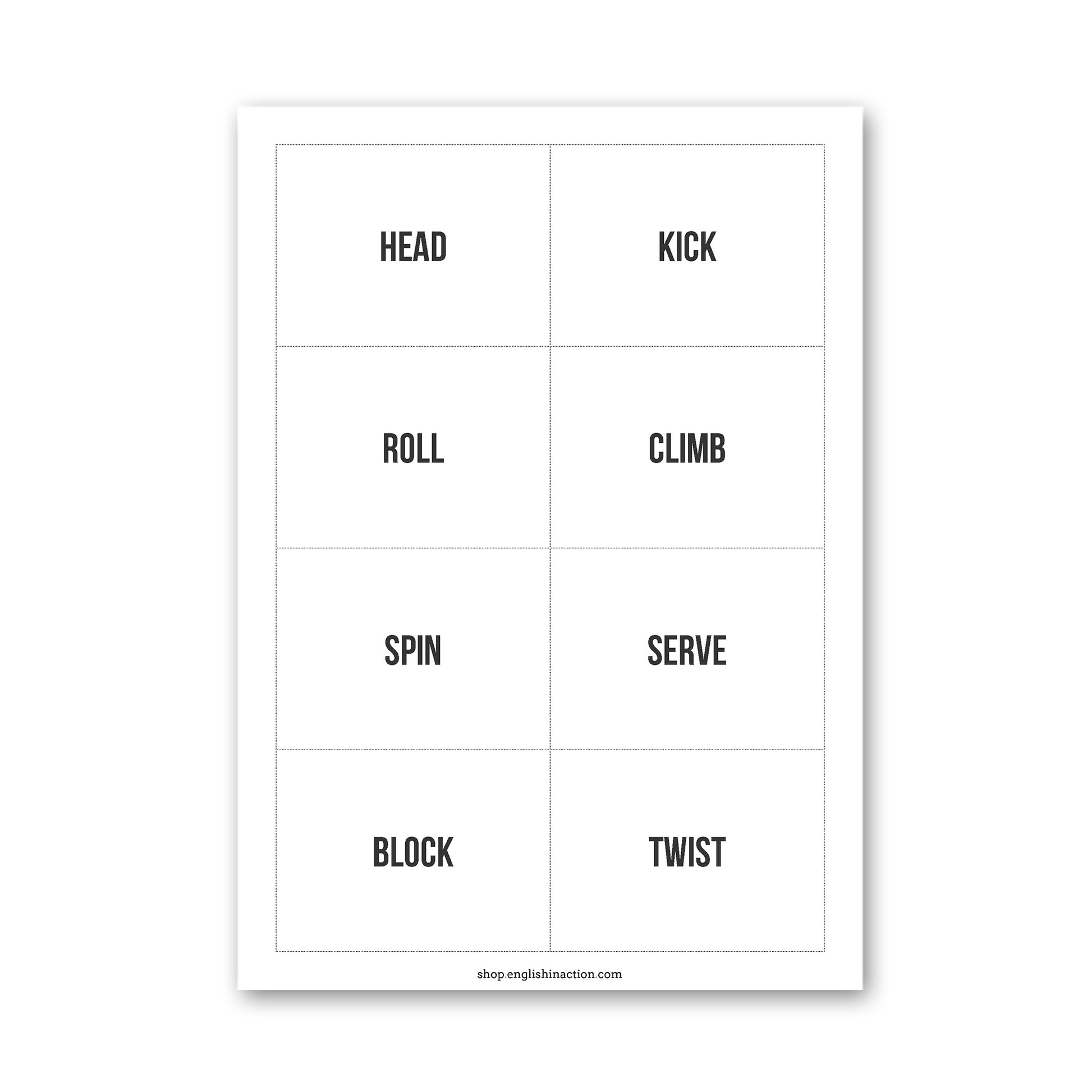 Sports in Motion | Sports Action Verb Activities - TEFL-Toolkit.com