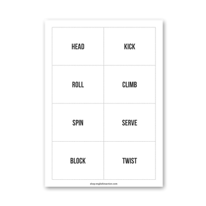 Sports in Motion | Sports Action Verb Activities - TEFL-Toolkit.com