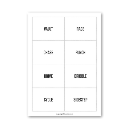 Sports in Motion | Sports Action Verb Activities - TEFL-Toolkit.com
