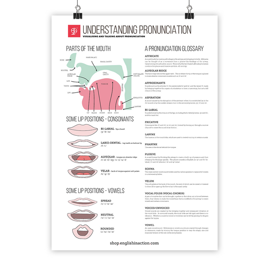 Understanding Pronunciation | EFL Classroom Poster