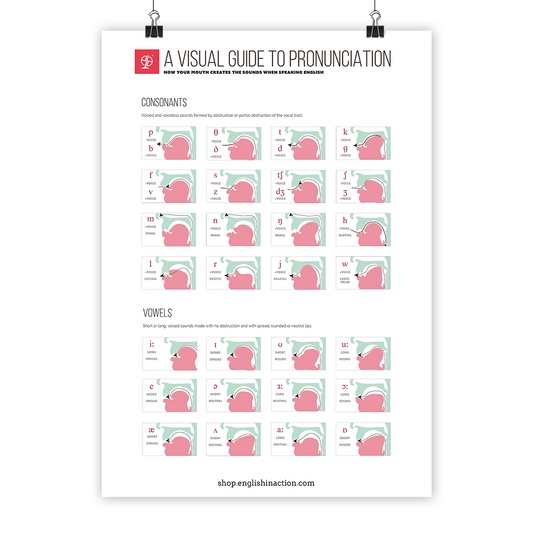 A Visual Guide to Pronunciation | EFL Classroom Poster