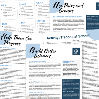 Communication Challenges | EFL Practice Activities & Learner Strategies - TEFL-Toolkit.com
