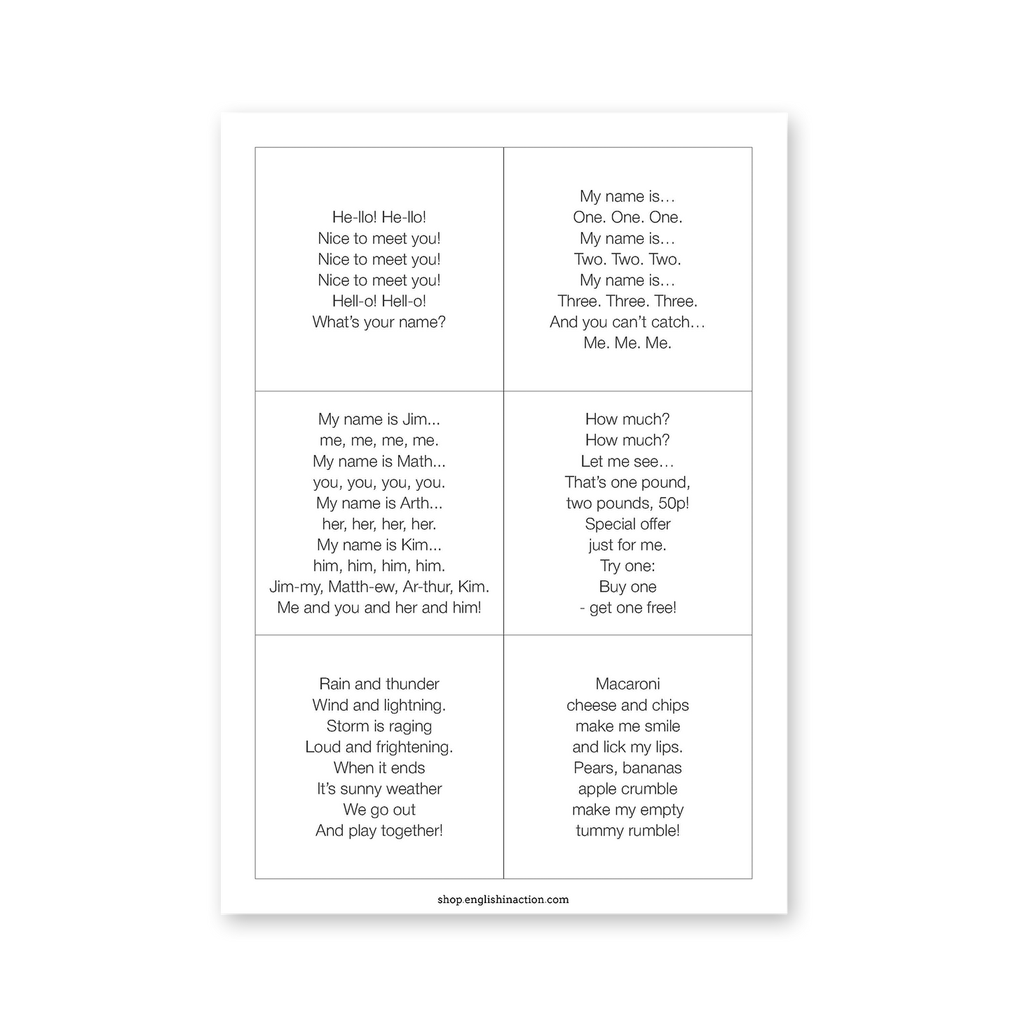 Clapping Rhymes | Rhythm and Speaking Activities for Young EFL Learners - TEFL-Toolkit.com