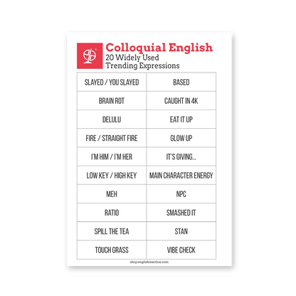 Colloquial English | ESL British Slang and Informal Language