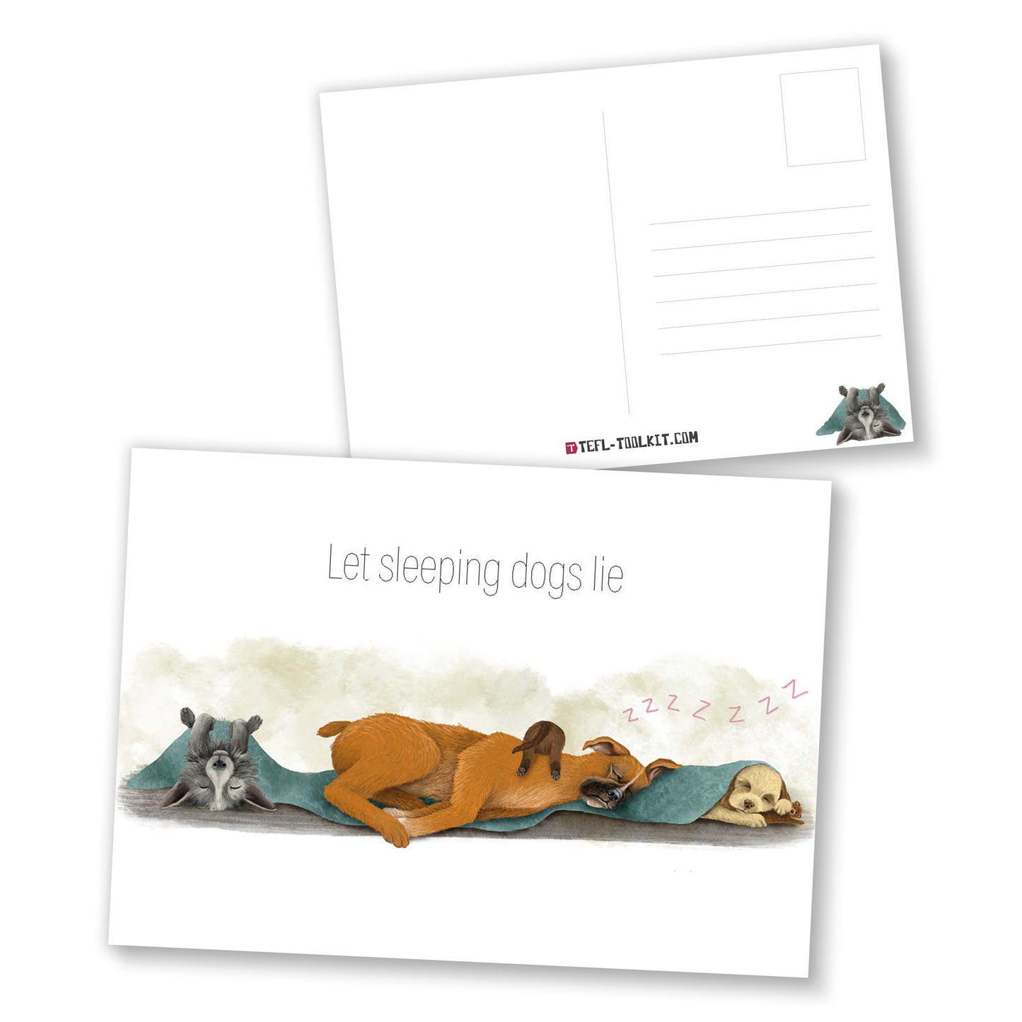 Animal Idioms | Printable Postcards