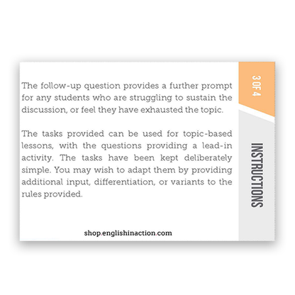 Discuss This | TEFL Activity Cards