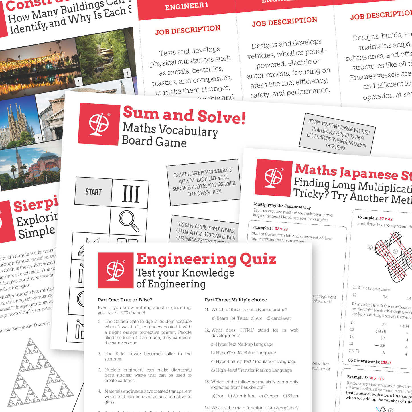 Engineering and Maths | EFL Resource Pack