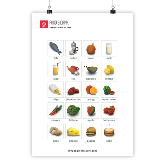 Food and Drink | EFL Classroom Poster