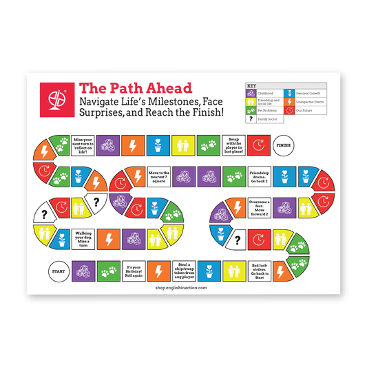 The Path Ahead – Life Milestones | Downloadable ESL Board Game