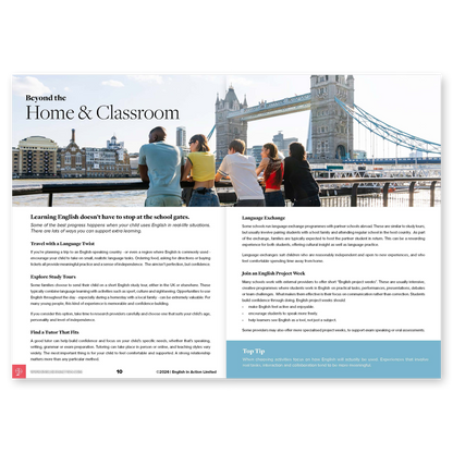 Helping Your Child Succeed in English | Free Parent Guide PDF | English Learning at Home Resource - TEFL-Toolkit.com
