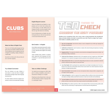 Helping Your Child Succeed in English | Free Parent Guide PDF | English Learning at Home Resource - TEFL-Toolkit.com