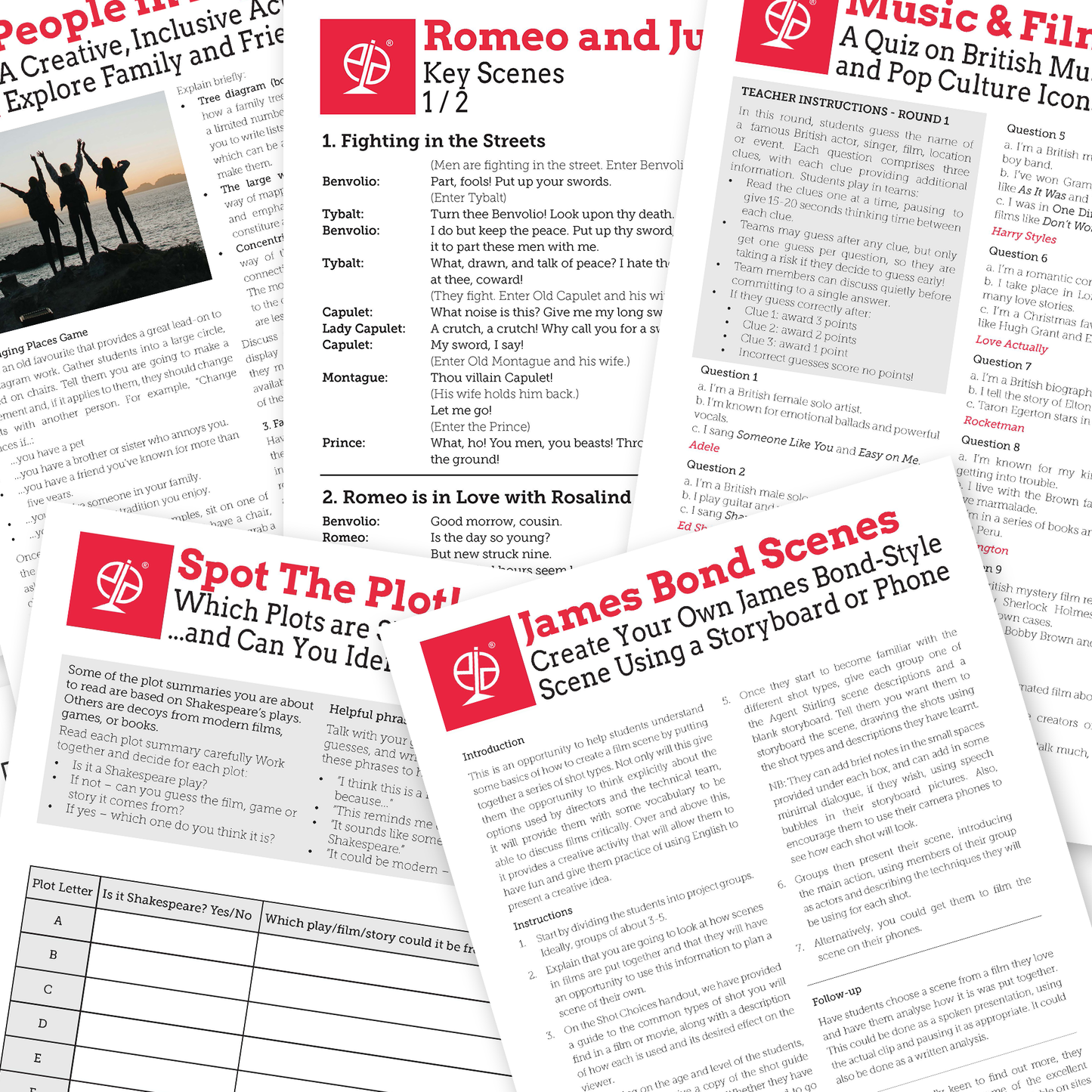 Resource Tasters | Highlights from Our Themed EFL Packs 2024–25