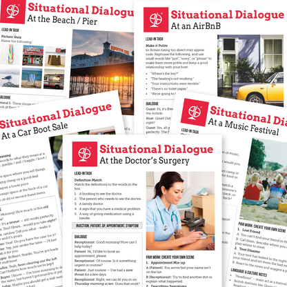 Situational Dialogues | ESL Everyday British Conversation Practice