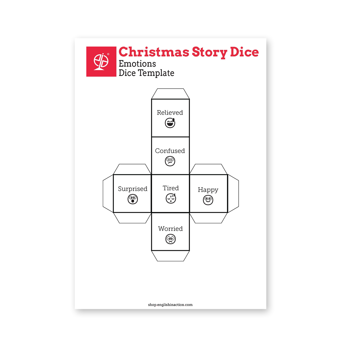 Christmas Story Dice | Creative EFL Storytelling Activity