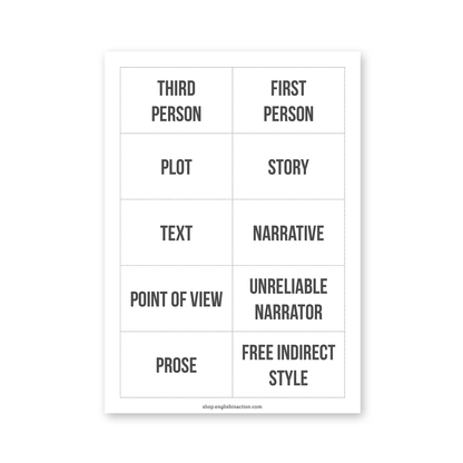 Talking About Fiction | ESL Resource for Analysing Stories, Vocabulary Building and Literary Discussion - TEFL-Toolkit.com