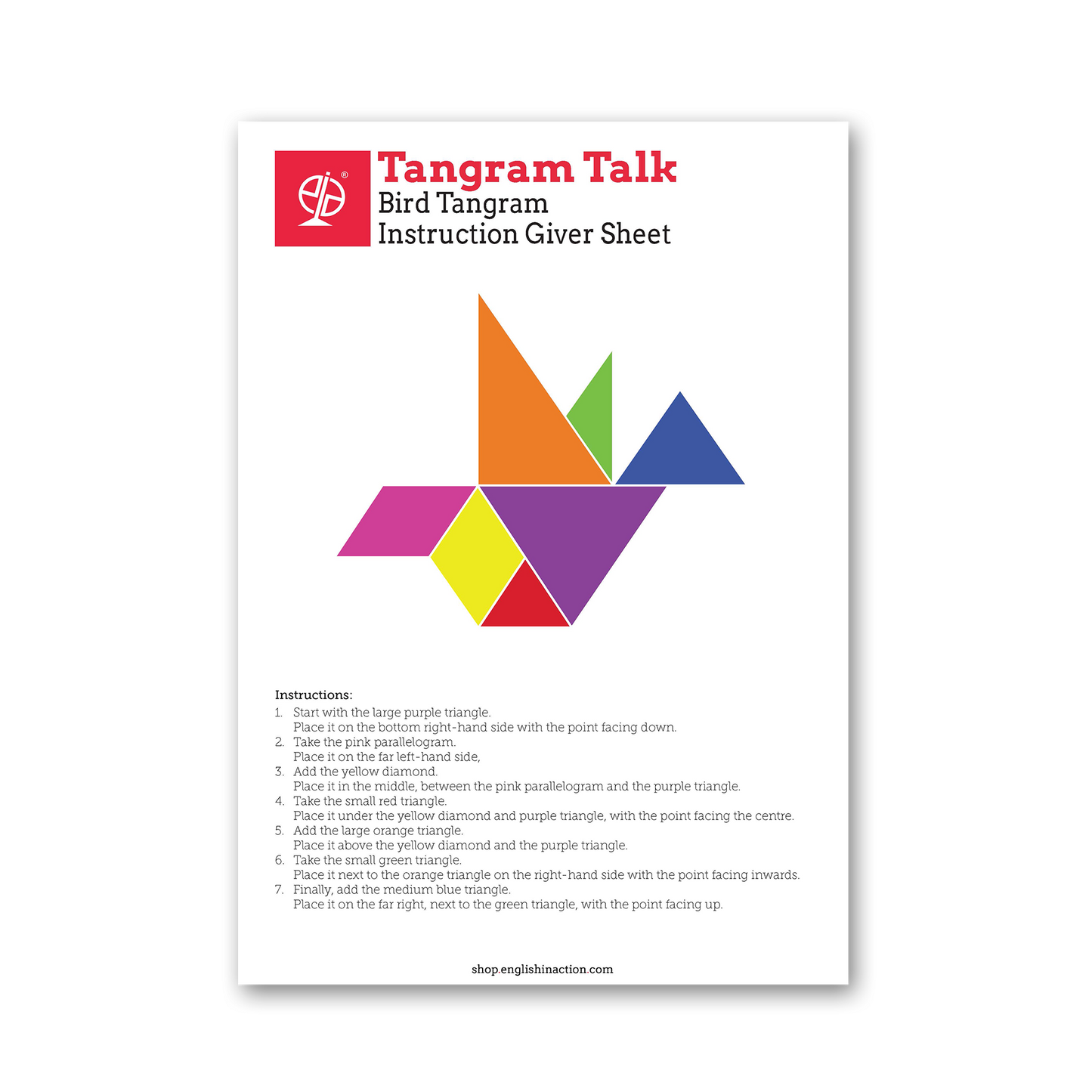 Tangram Talk | Communication and Problem-Solving Activities for EFL - TEFL-Toolkit.com