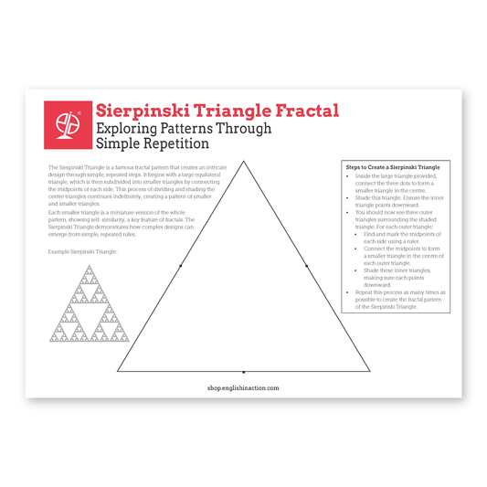 Sierpinski Triangle Fractal | EFL Worksheet