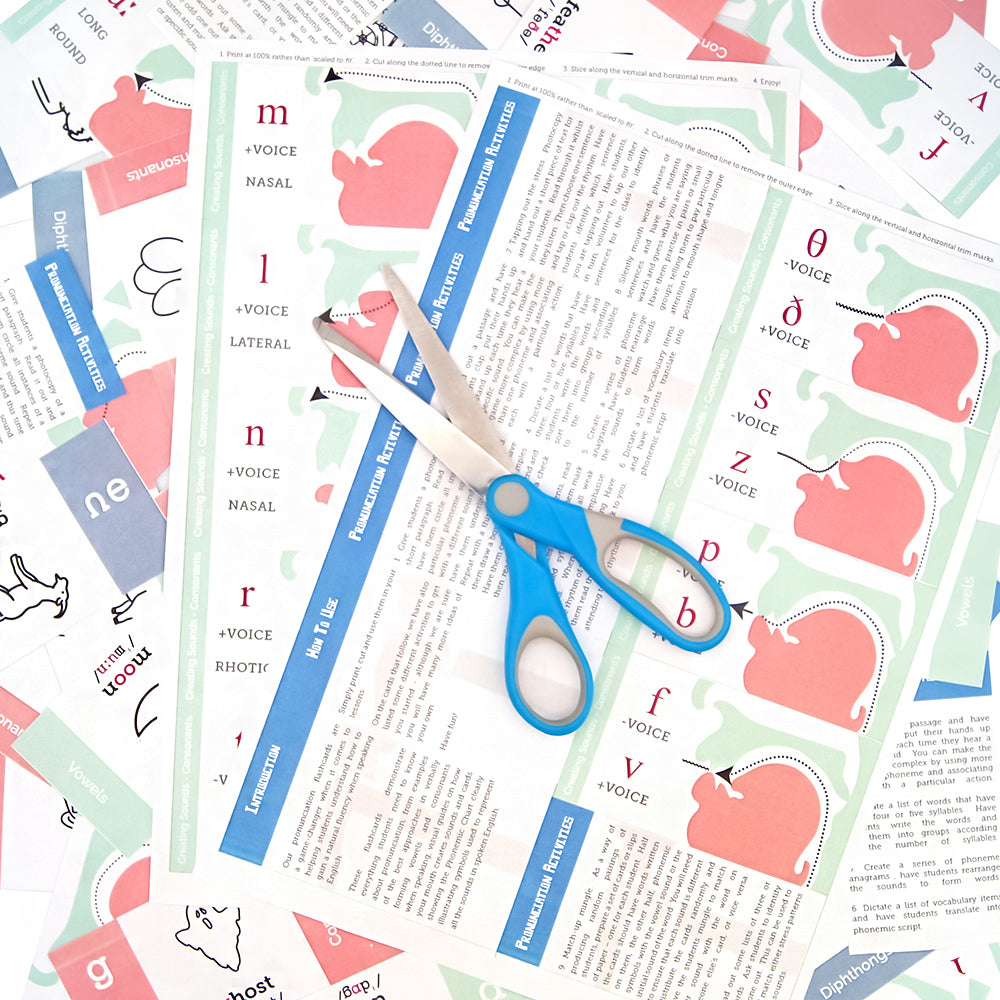 English Pronunciation EFL Flashcards